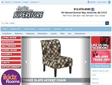 Tablet Screenshot of hinesvillefurniture.com